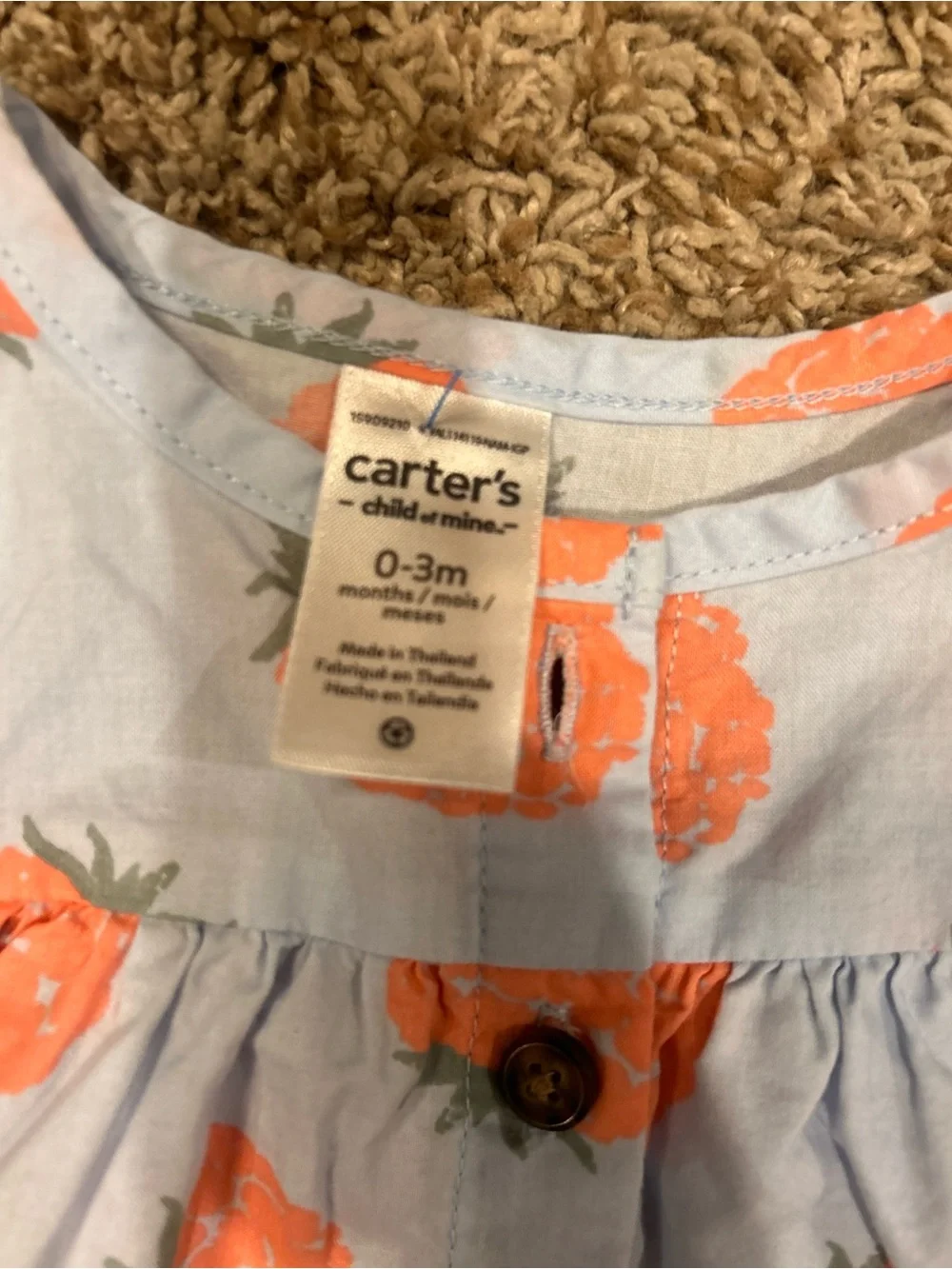 Girls Mixed Dress and Top Bundle 0-3 month girls clothing lot of 7